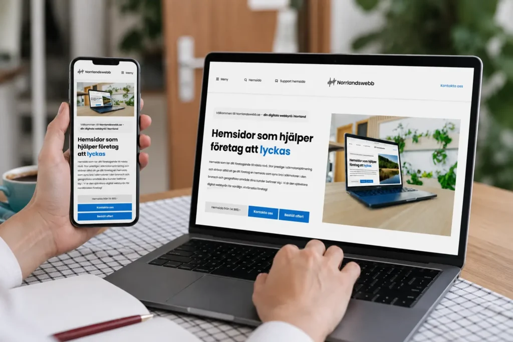 Köp en hemsida till ditt företag och hitta nya kunder online
