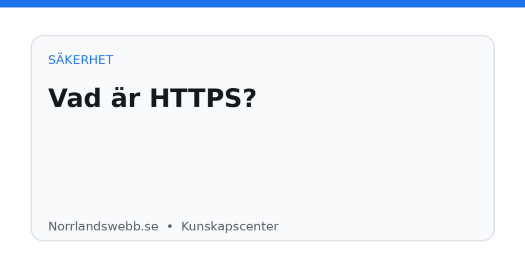 Vad är HTTPS? – illustrativ huvudbild