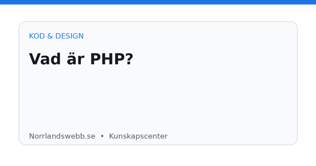 Vad är PHP? – illustrativ huvudbild
