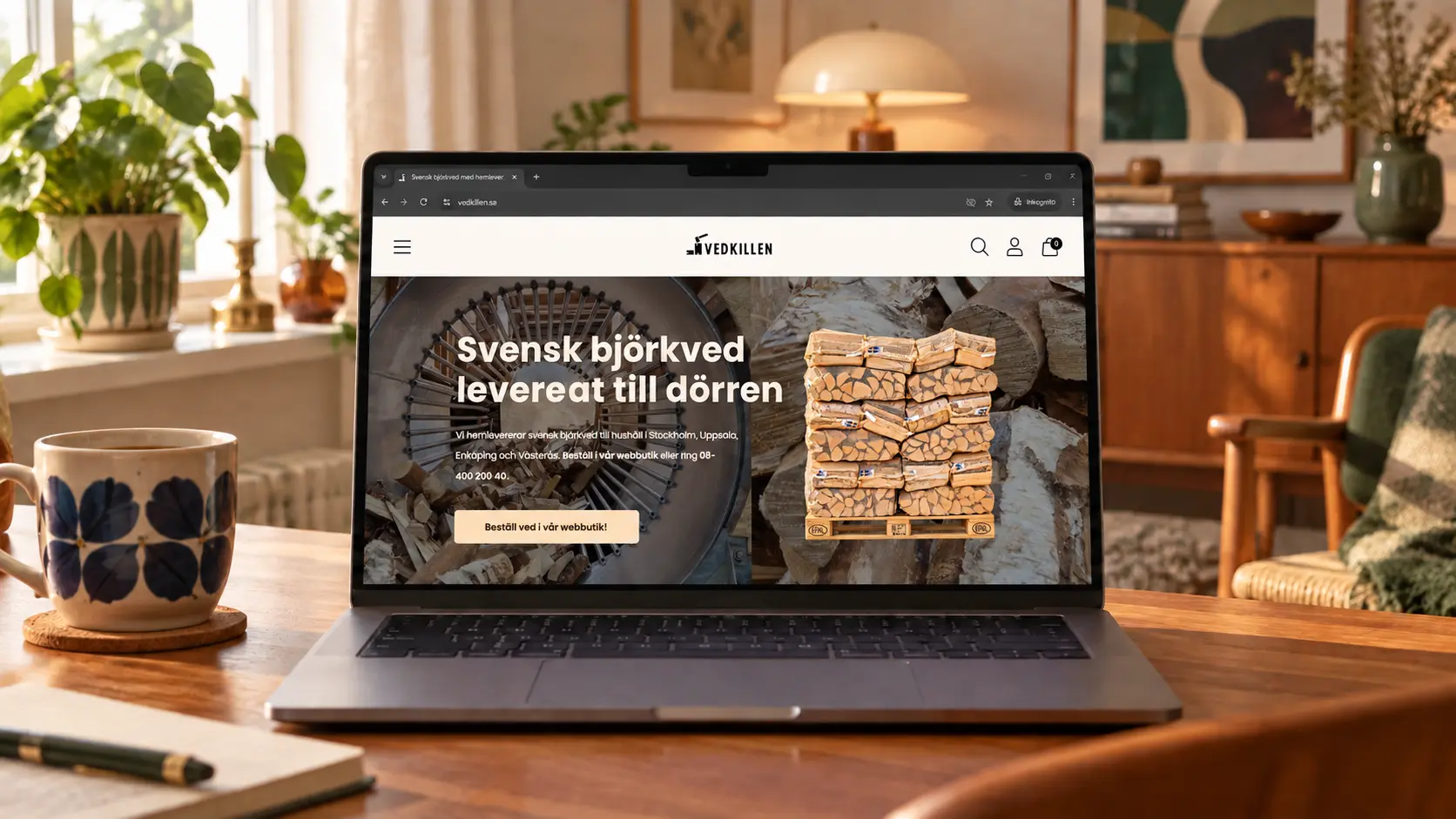 Vedkillen hemsida