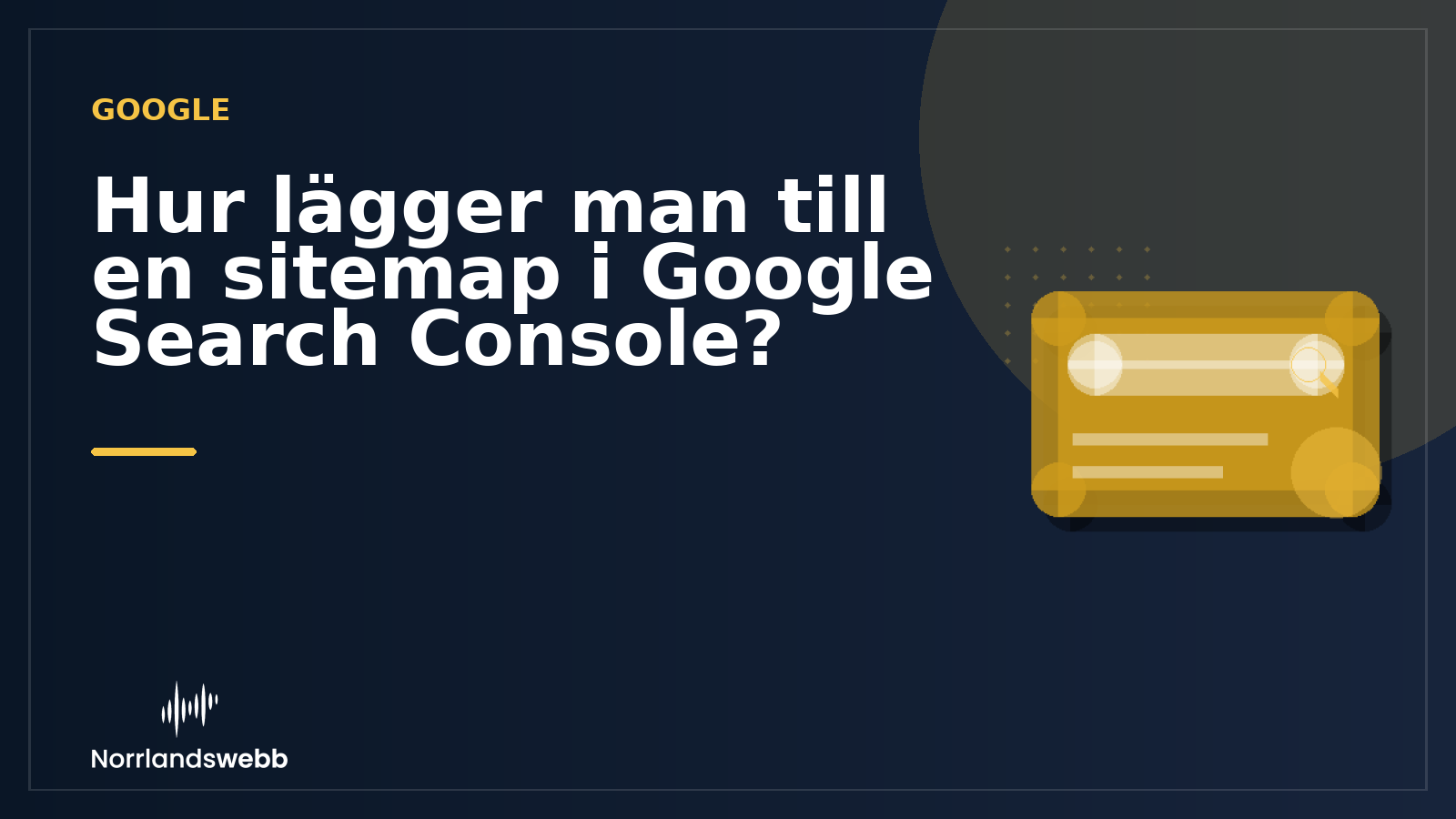 Hur lägger man till en sitemap i Google Search Console? Hur lägger man till en sitemap i Google Search Console? – illustrativ huvudbild