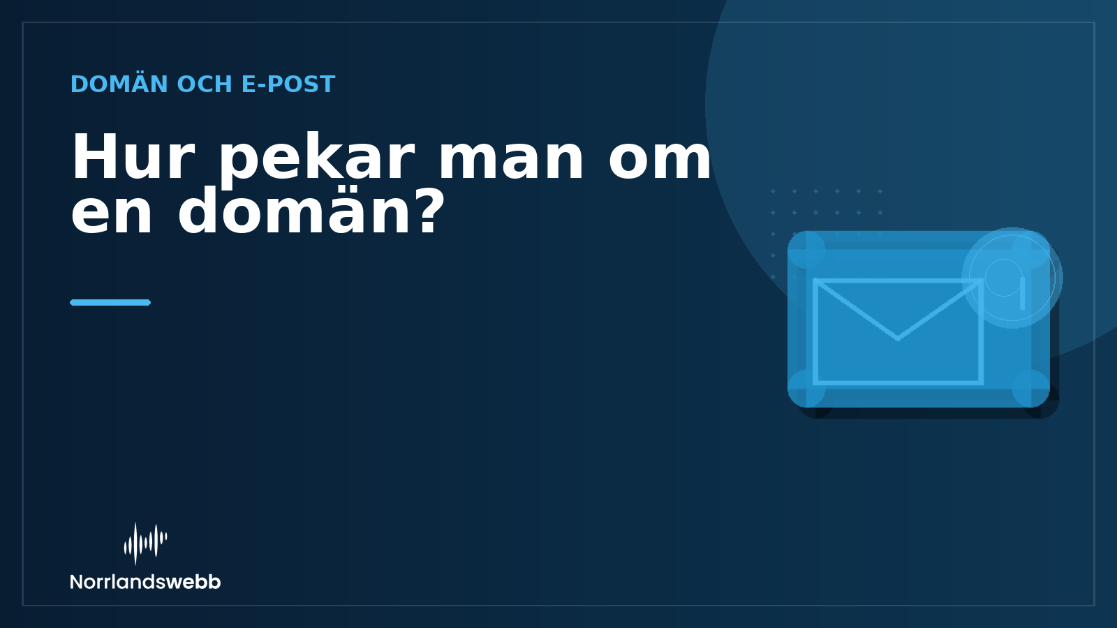 Hur pekar man om en domän? Hur pekar man om en domän? – illustrativ huvudbild