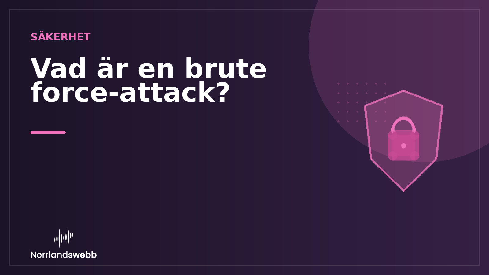 Vad är en brute force-attack? – illustrativ huvudbild