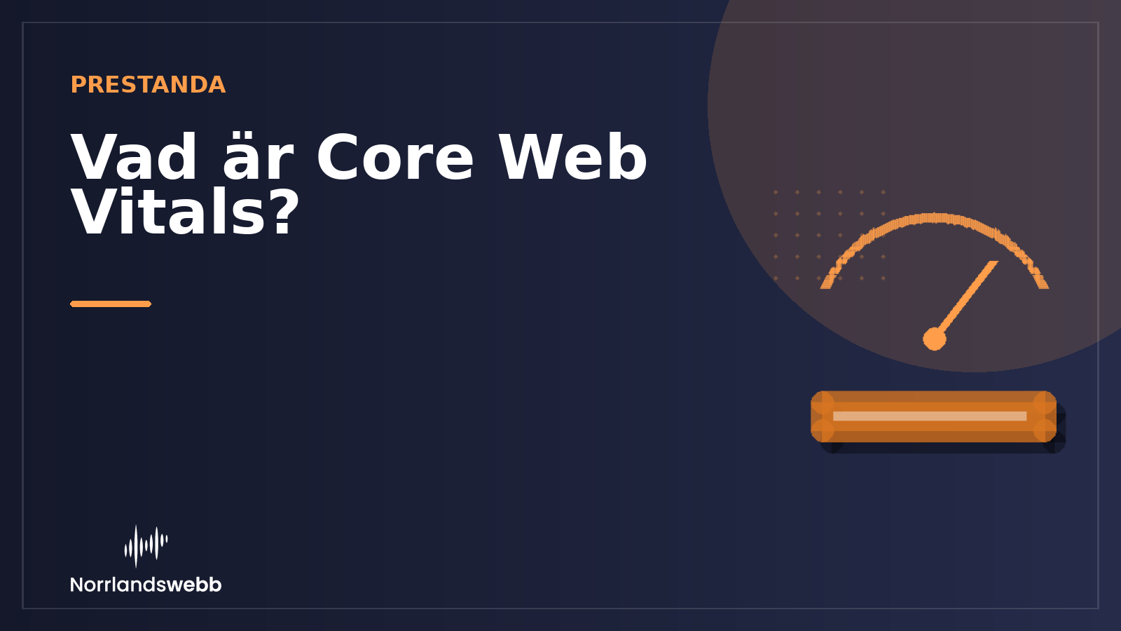 Vad är Core Web Vitals? – illustrativ huvudbild