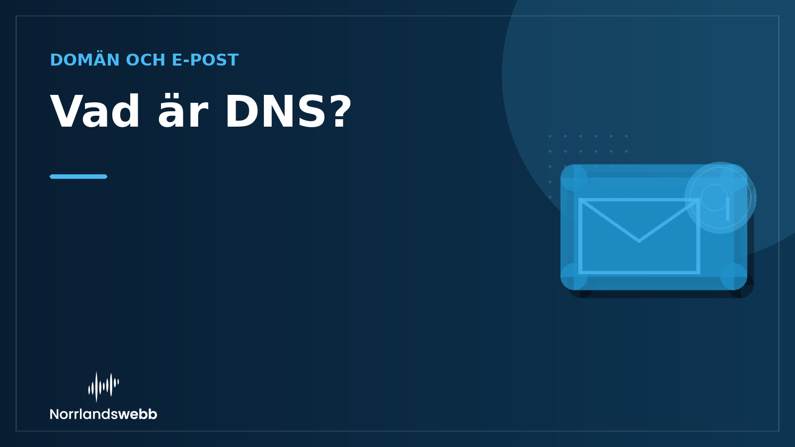 Vad är DNS? – illustrativ huvudbild