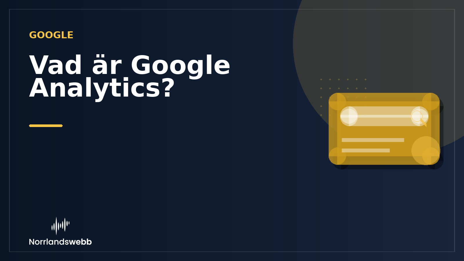 Vad är Google Analytics? – illustrativ huvudbild
