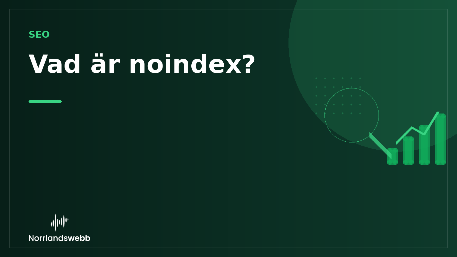 Vad är noindex? – illustrativ huvudbild