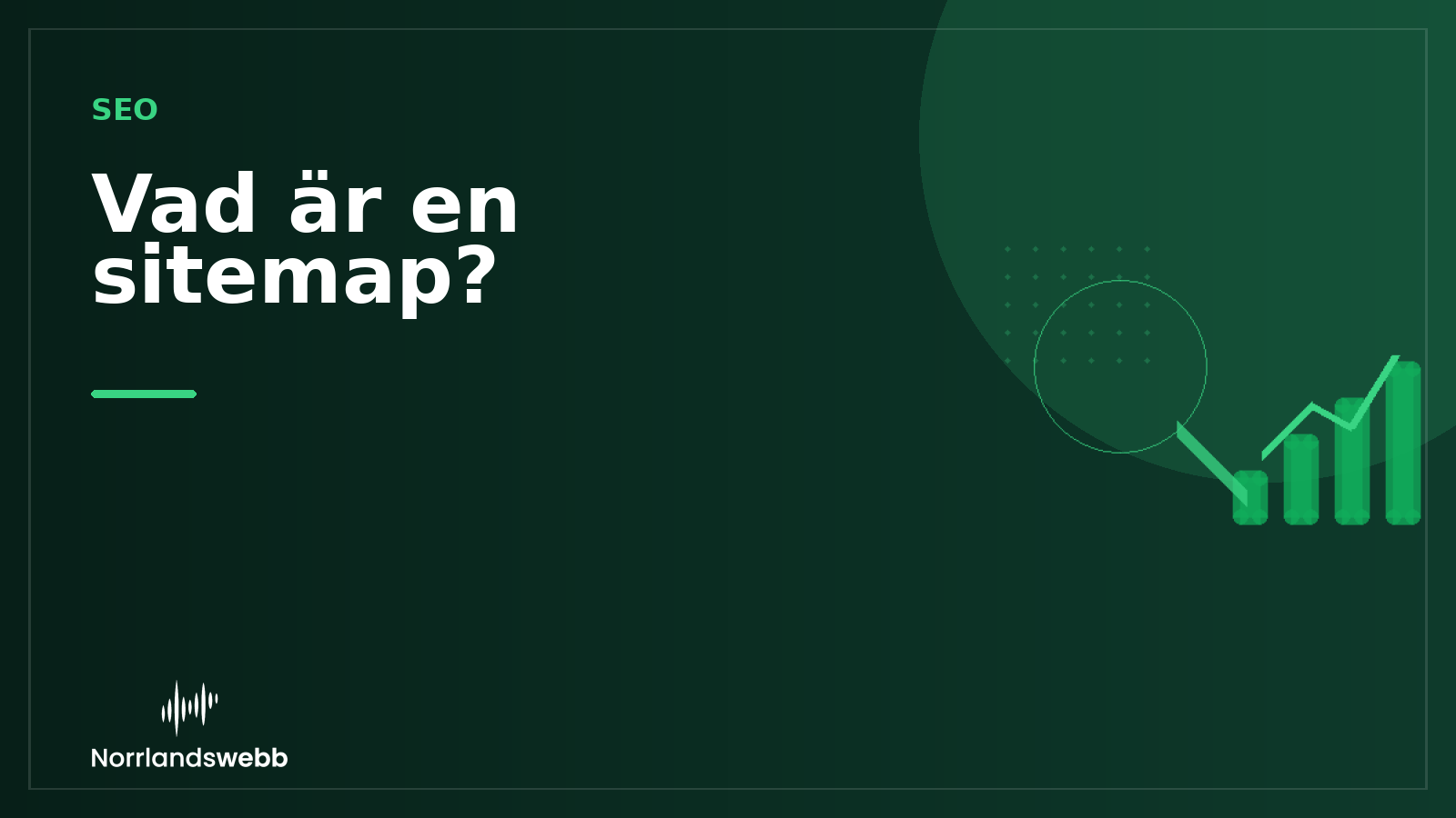 Vad är en sitemap? – illustrativ huvudbild