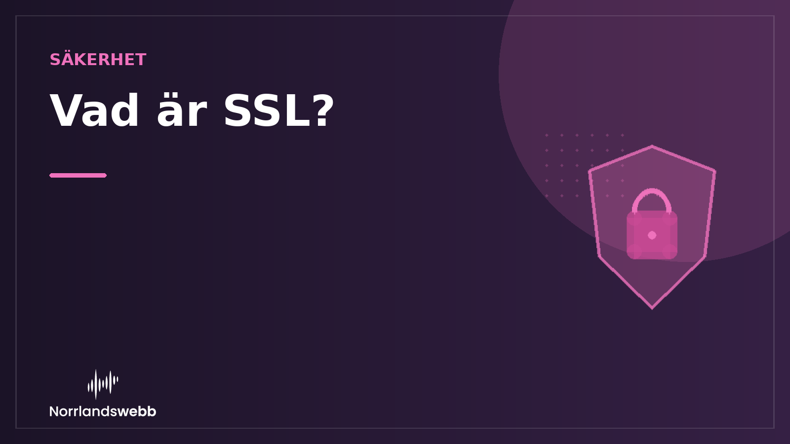 Vad är SSL? – illustrativ huvudbild