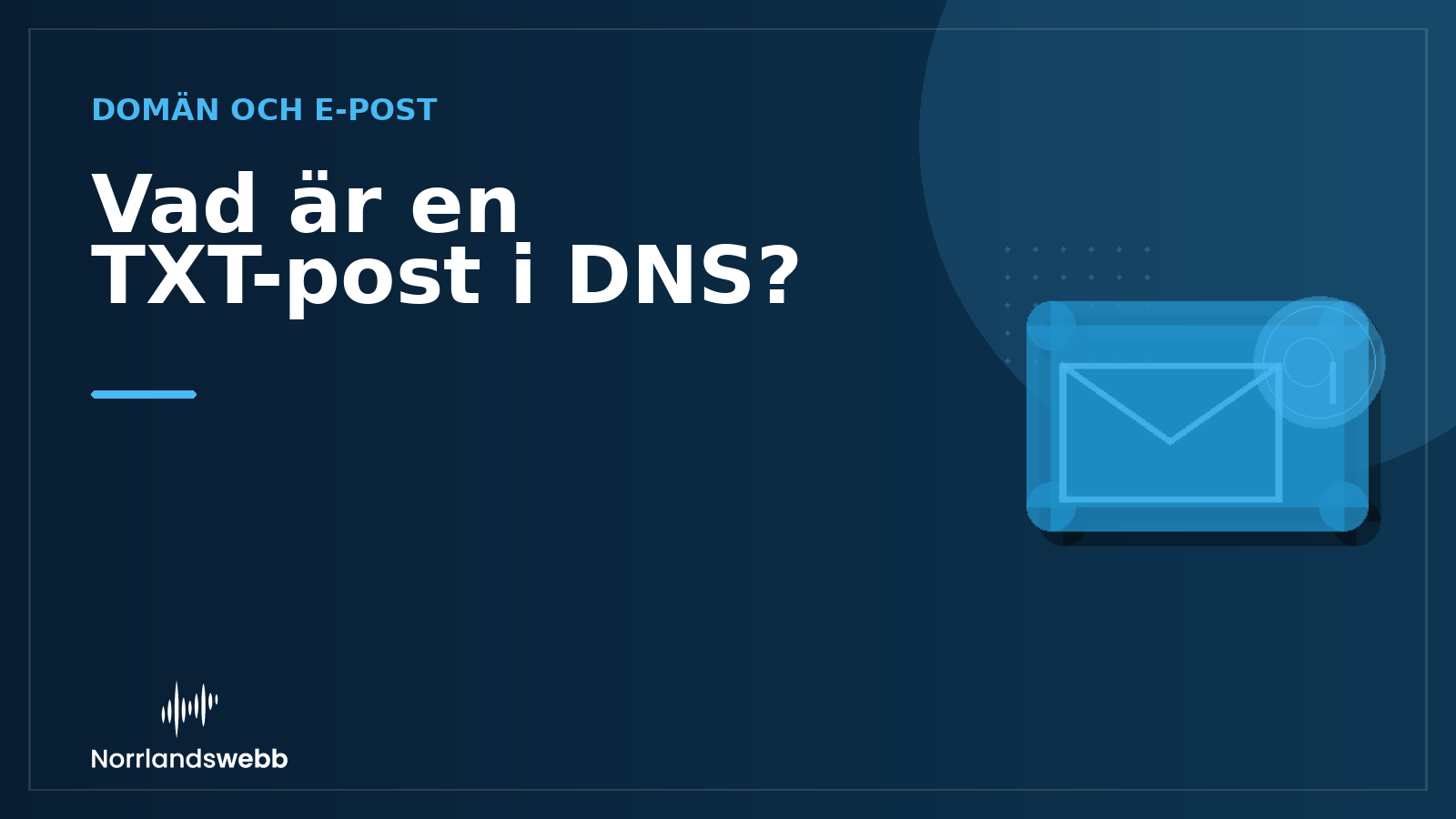 Vad är en TXT-post i DNS? – illustrativ huvudbild